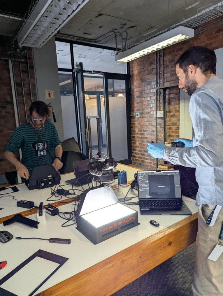 Numérisation de plaques de verre au Cap pour Nuuseum (projet des étudiants du CFA MEMORIST)