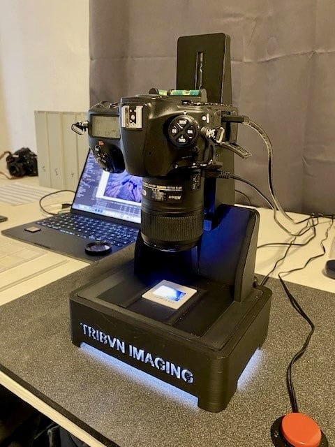 Numérisation de diapositives à l'Île Maurice pour Beachcomber