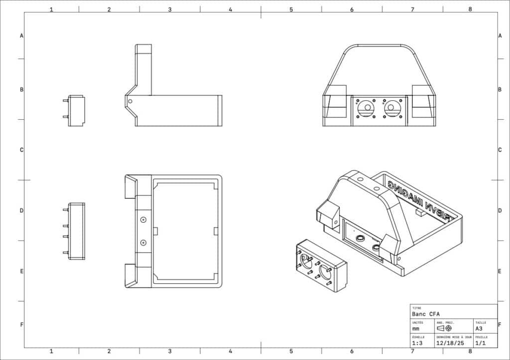 Vue 3D chaîne mobile