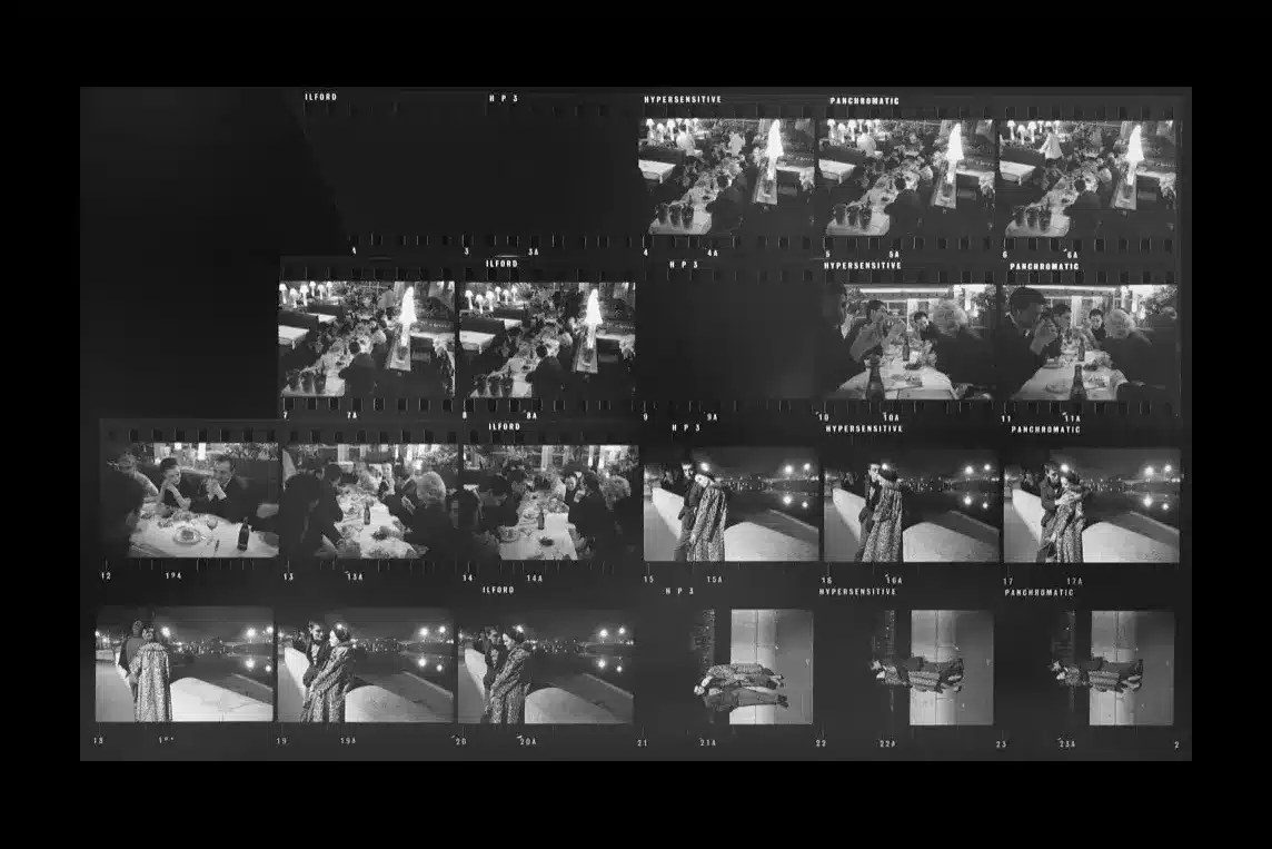 Planche contact "Delon et Schneider" en 1961 par Maurice Jarnoux © Maurice Jarnoux / Paris Match